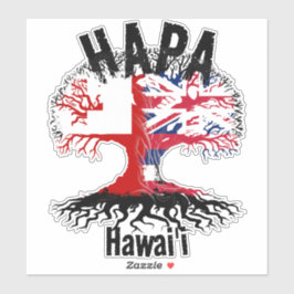 HAPA TONGA HAWAII ROOTS STICKER