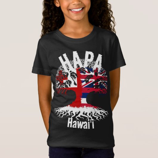 HAPA TONGA HAWAII ROOTS T-SHIRT (Voorkant)