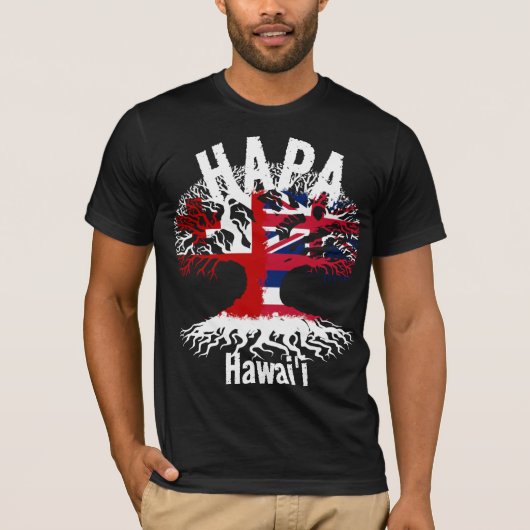 HAPA TONGA HAWAII ROOTS T-SHIRT (Voorkant)