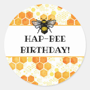 HapBEE Birthday Sticker