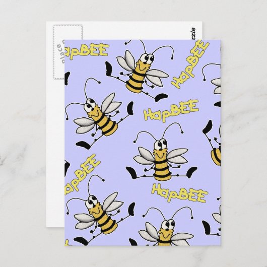 HapBEE Collage Verjaardag Briefkaart (Voorkant / Achterkant)