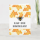HapBEE Verjaardag Hommels Kaart (Voorkant)