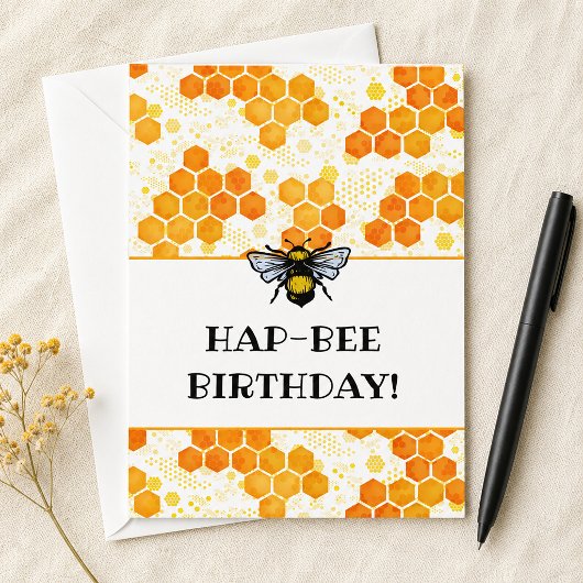HapBEE Verjaardag Hommels Kaart