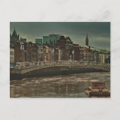 Ha'penny Bridge Briefkaart (Voorkant)