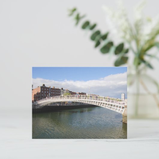 Ha'penny Bridge Briefkaart (Staand voorkant)