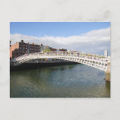 Ha'penny Bridge Briefkaart (Voorkant)