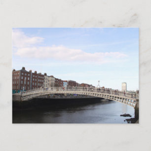 ha'penny bridge briefkaart