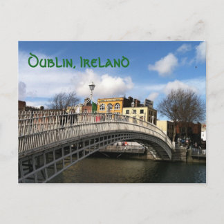 Ha'penny Bridge-Briefkaart Briefkaart