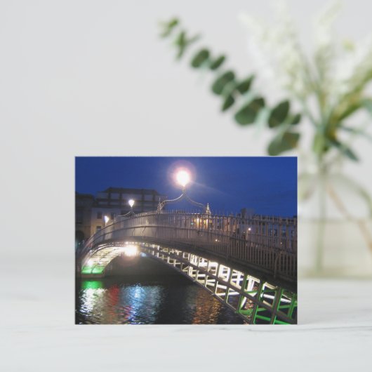 Ha'penny Bridge, Dublin Briefkaart (Staand voorkant)