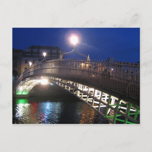 Ha'penny Bridge, Dublin Briefkaart (Voorkant)