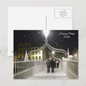 Ha'penny Bridge Dublin Briefkaart (Voorkant / Achterkant)