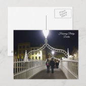 Ha'penny Bridge Dublin Briefkaart (Voorkant / Achterkant)