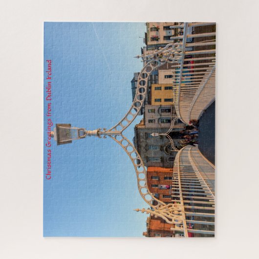 Ha'penny Bridge Dublin Ierland. Jigzaag Puzzle Legpuzzel (Verticaal)