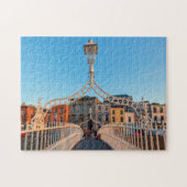 Ha'penny Bridge Dublin Ierland. Legpuzzel (Horizontaal)