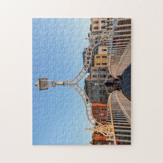 Ha'penny Bridge Dublin Ierland. Legpuzzel (Verticaal)