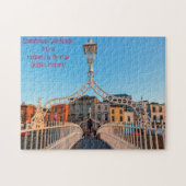 Ha'penny Bridge Dublin Ierland. Legpuzzel (Horizontaal)