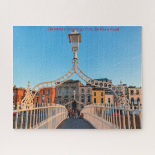 Ha'penny Bridge Dublin Ierland. Legpuzzel