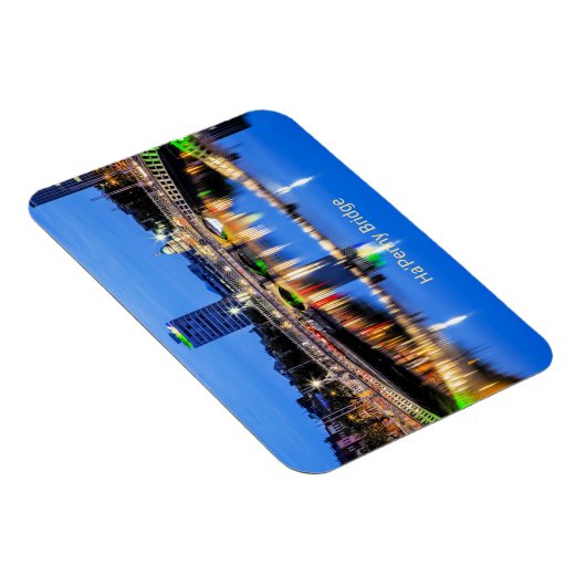 Ha'Penny Bridge, Dublin, Ierland Magneet (Rechterzijde)