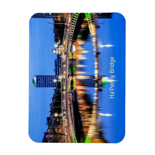 Ha'Penny Bridge, Dublin, Ierland Magneet (Verticaal)