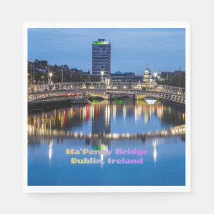 Ha'Penny Bridge, Dublin, Ierland Servet