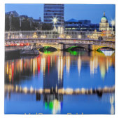 Ha'Penny Bridge, Dublin, Ierland Tegeltje (Voorkant)