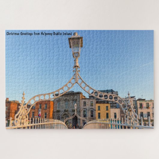 Ha'penny Bridge Dublin Ireland Jigzaag Puzzle Legpuzzel (Horizontaal)