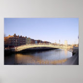 Ha'penny Bridge : Dublin Ireland Poster (Voorkant)