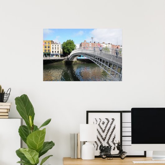 Ha'penny Bridge Poster (Thuiskantoor)