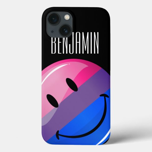 Hapenvastige Biseksuele Trotsvlag Case-Mate iPhone Case (Achterkant)