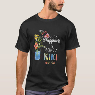 Hapess Being A Kiki Flower For Grandma T-shirt