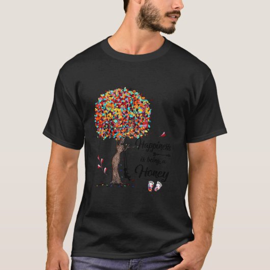 Hapess Is Een Honingkleurige Boom T-shirt (Voorkant)