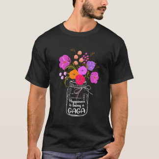Hapess is een oma voor mam bloem t-shirt