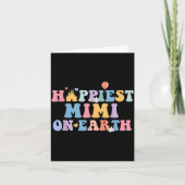 Hapest Mimi On Earth Hapest Grandma Matching Famil Kaart (Voorkant)
