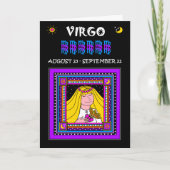 HAPIG BIRTHDAY VIRGO! KAART (Voorkant)