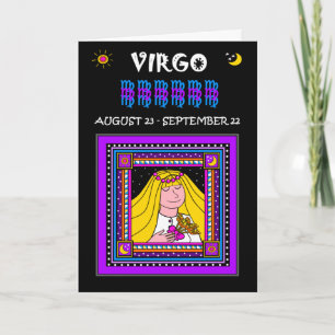 HAPIG BIRTHDAY VIRGO! KAART