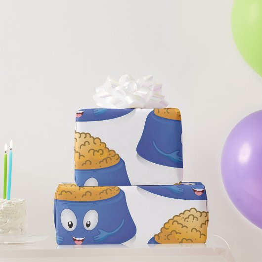 Hapige Puppy Voerbak Cadeaupapier