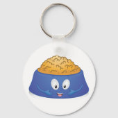 Hapige Puppy Voerbak Sleutelhanger (Achterkant)