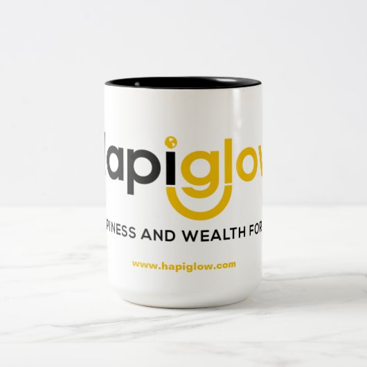 Hapiglow 16 oz Mok (Center)