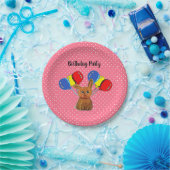 Hapiness magic rabbit papieren bordje (Feest)