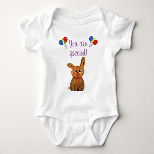 Hapiness magic rabbit romper (Voorkant)