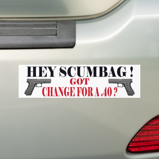 hapje bumpersticker (Op auto)