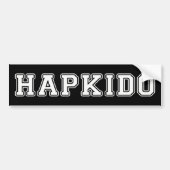Hapkido Bumpersticker (Voorkant)