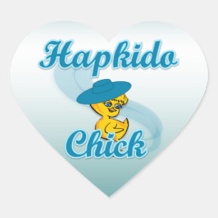Hapkido Chick #3 Hart Sticker