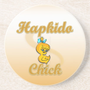 Hapkido Chick Zandsteen Onderzetter