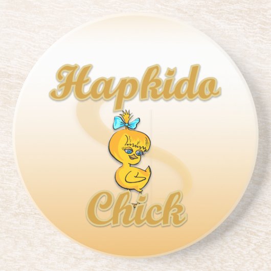 Hapkido Chick Zandsteen Onderzetter (Voorkant)