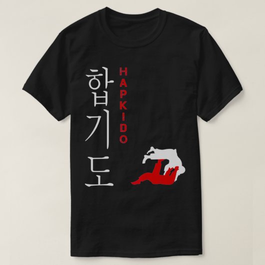 Hapkido Korean Martial Art Fighter Premium T-shirt (Design voorkant)