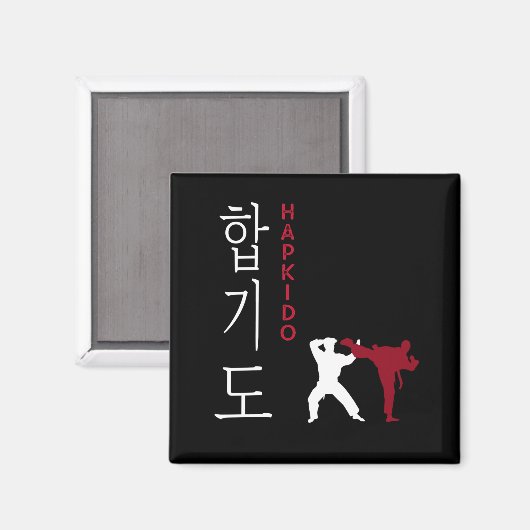 Hapkido Korean Martial Arts Magneet (Voorkant / Achterkant)