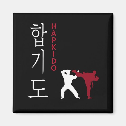 Hapkido Korean Martial Arts Magneet (Voorkant)