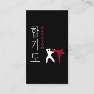 Hapkido Korean Martial Arts Visitekaartje