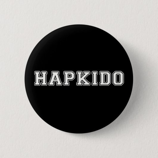 Hapkido Ronde Button 5,7 Cm (Voorkant)
